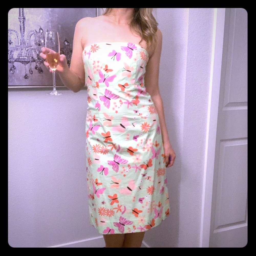 Lily Pulitzer butterfly brunch dress